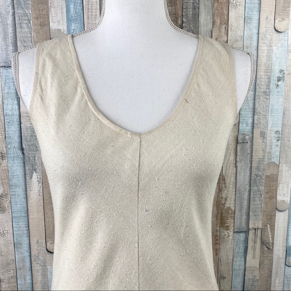 Caron Callahan 6 Woven Silk Drop Waist Tank Dress - Picture 2 of 9